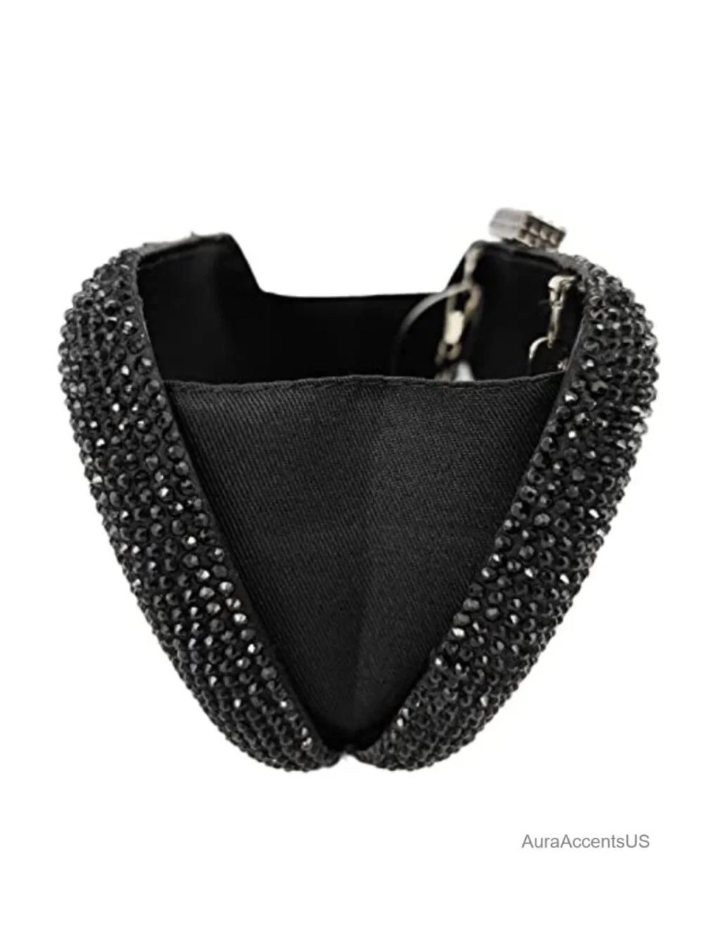 Mini Rhinestone Clutch Purse with Chain Straps Evening Bag